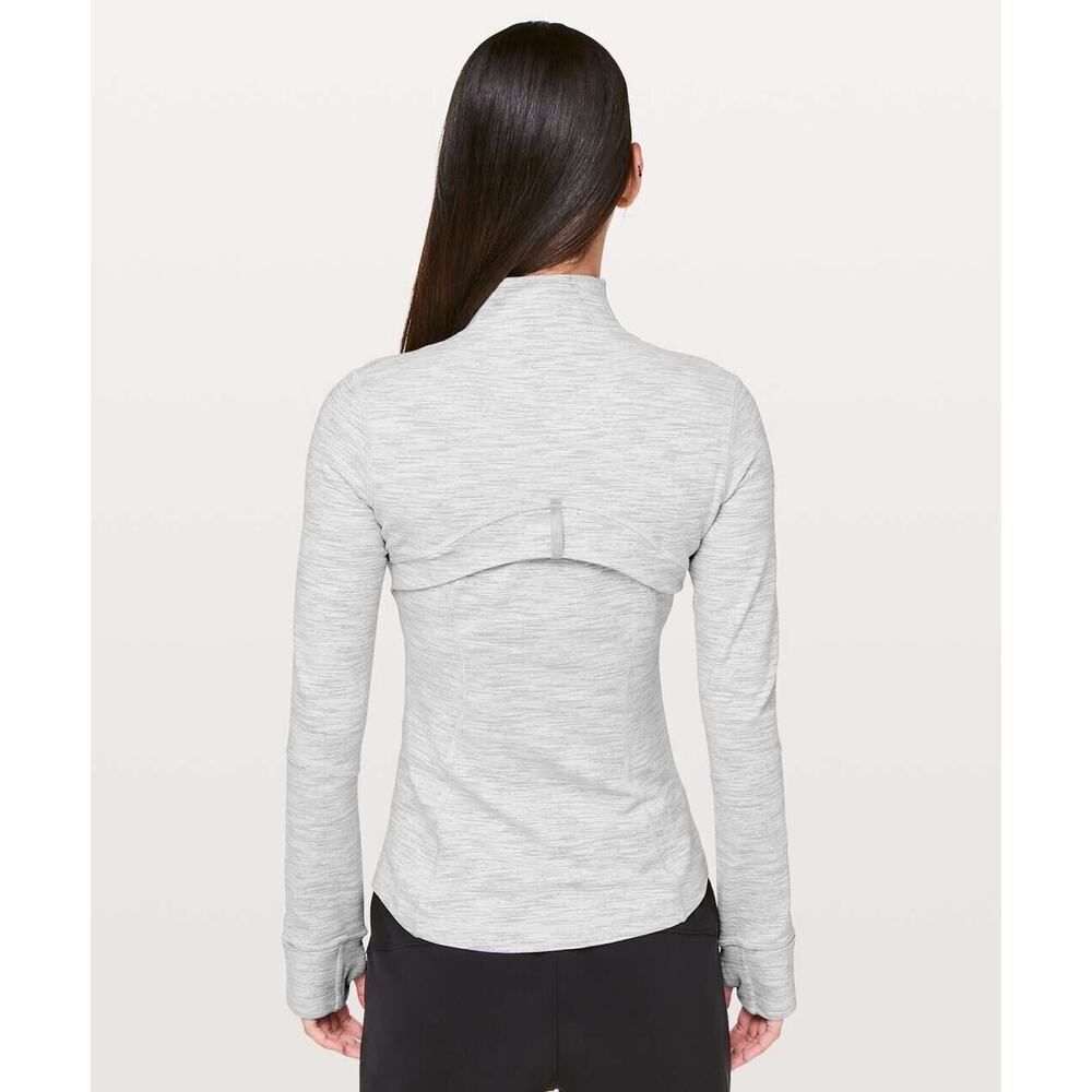 Lululemon Jacket Womens 6 Gray Define Zip Wee Are From Space Nimbus Battleship - Picture 2 of 6